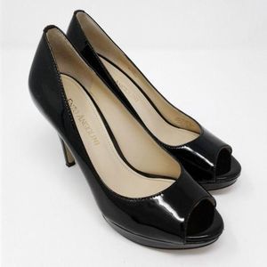 Enzo Angiolini Demario leather platform peep